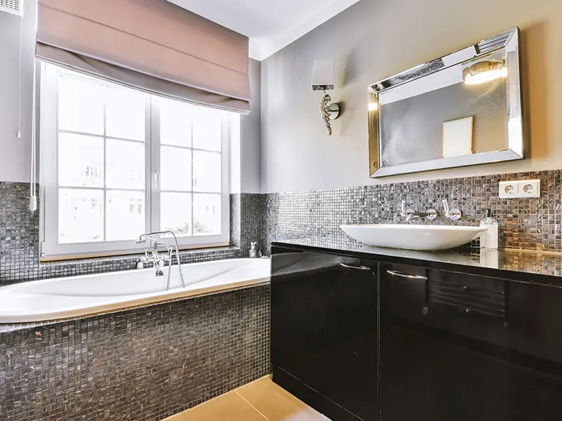 Photo of a Modern Bathroom